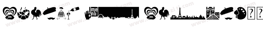 plaste of paris字体转换